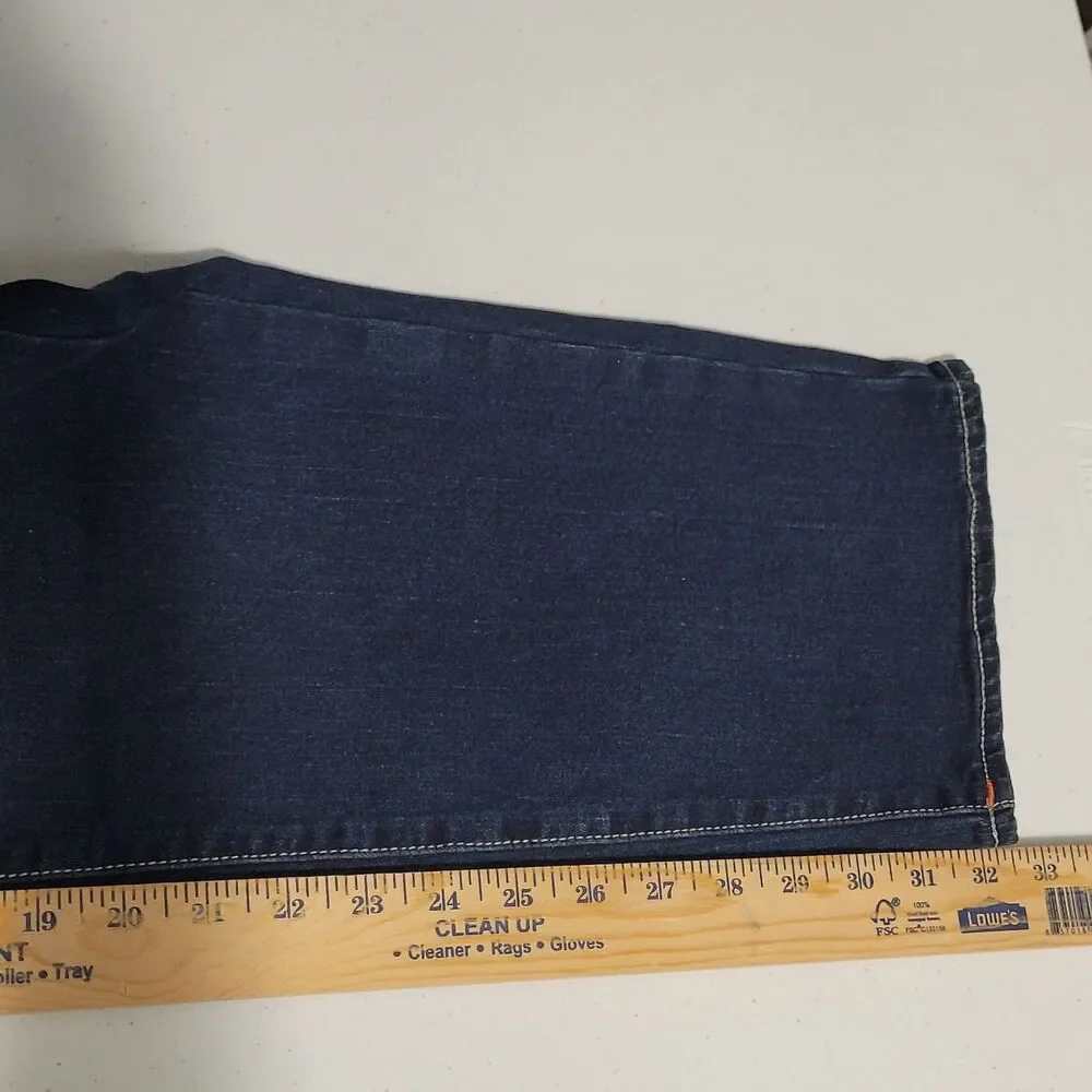 True Religion size 40 Geno Relaxed Slim denim jeans dark wash